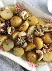 Baked cuttlefish (Chocos à lagareiro)