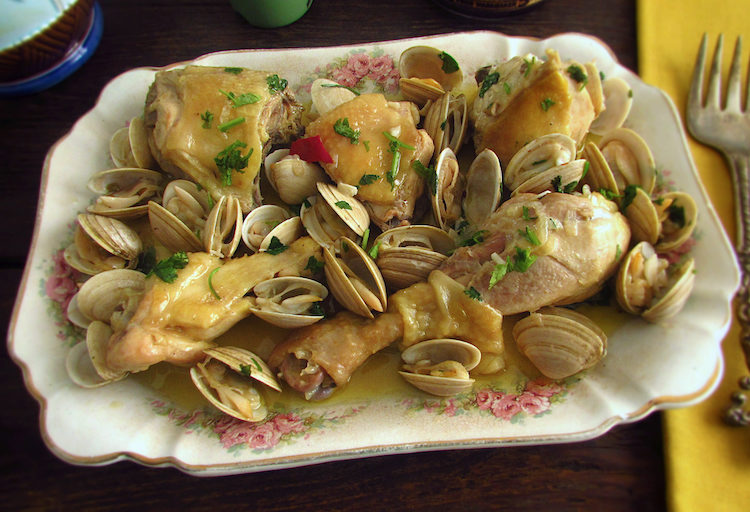 Chicken with clams Food From Portugal