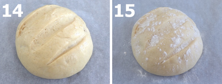 Homemade Bread step 14 and 15