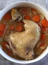 Easy Stewed Chicken Leg Quarters