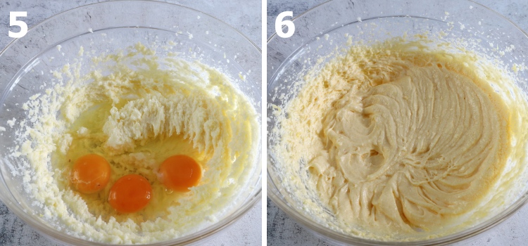 Lemon Pound Cake step 5 and 6