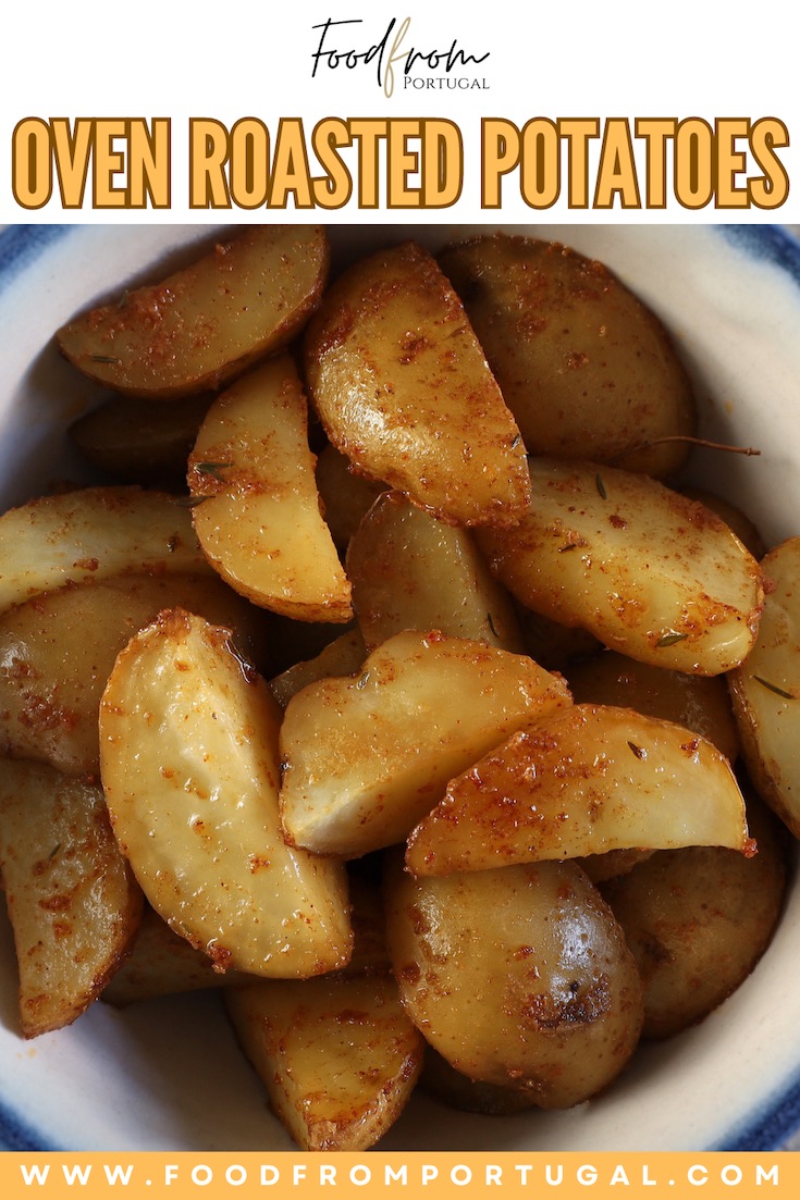 The Best Oven Roasted Potatoes Recipe in a small tureen